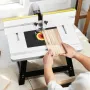 VEVOR Benchtop Router Table, 610 x 400 mm / 24 in x 15.7 in, Bench Top Routing Table with Adjustable Fence, MDF Top, Sturdy Meta
