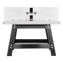 Benchtop Router Table, 610 x 400 mm / 24 in x 15.7 in, Bench Top Routing Table with Adjustable Fence, MDF Top, Sturdy Metal Base