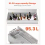 kommerciel isbeholder, 95,3 L isbeholder med understang, 35,9 x