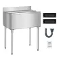 kommerciel isbeholder, 95,3 L isbeholder med understang, 35,9 x