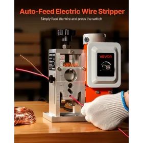 VEVOR Electric Automatic Wire Stripper Stripping Machine 1,5-40 mm (0.06-1.57 in) 400W Motor