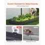 Metal Raised Garden Bed, 8 x 4 x 1 ft Outdoor Galvanized Planter Box, with Open Bottom, Large Planter Raised Bed for Gardening V
