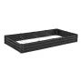 VEVOR Metal Raised Garden Bed, 8 x 4 x 1 ft Outdoor Galvanized Planter Box, with Open Bottom, Large Planter Raised Bed for Garde