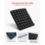 Inflatable Seat Cushion, 3D Air Cell Seat Cushion for Pressure Relief, Lycra & TPU Wheelchair Seat Pad with Manual Pump, Lightwe