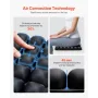 Inflatable Seat Cushion, 3D Air Cell Seat Cushion for Pressure Relief, Lycra & TPU Wheelchair Seat Pad with Manual Pump, Lightwe