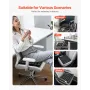 VEVOR Inflatable Seat Cushion, 3D Air Cell Seat Cushion for Pressure Relief, Lycra & TPU Wheelchair Seat Pad with Manual Pump, L