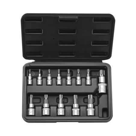 it Socket Set 13-Piece Star T8 - T60 Set S2 Alloy Steel and Cr-V Steel