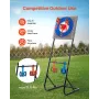 VEVOR Axe Throwing Game, Plastic Bristle Target with 8 Throwing Axes Set, Foldable Steel Frame, Easy to Store, Stable Placement 