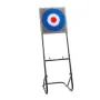Axe Throwing Game, Plastic Bristle Target with 8 Throwing Axes Set, Foldable Steel Frame, Easy to Store, Stable Placement for In