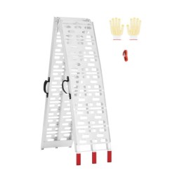 750 lbs Aluminum Ramps 1Pcs Heavy-duty Loading Ramps with Handles