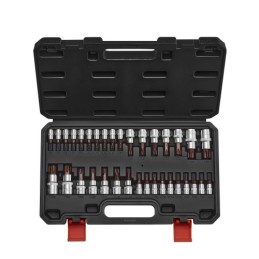 it Socket Set 34-Piece Solid Star and Tamper Proof T6-T70 S2 Alloy Steel