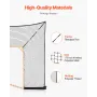 Hockey og Lacrosse Goal Backstop, 12x9 ft Lacrosse Net med