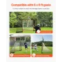 Hockey og Lacrosse Goal Backstop, 12x9 ft Lacrosse Net med