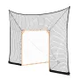 VEVOR Hockey and Lacrosse Goal Backstop, 12x9 ft Lacrosse Net with Extended Coverage, Quick Easy Setup Complete Accessories Trai