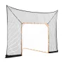 Hockey and Lacrosse Goal Backstop, 12x9 ft Lacrosse Net with Extended Coverage, Quick Easy Setup Complete Accessories Training N