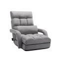 Floor Chair with 5 Adjustable Position and Armrest Floor Gaming Chair