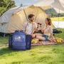 Picnic Backpack, Beach Picnic Backpack Bag for 4 Person with Insulated Cooler Compartment, Detachable Bottle/Wine Holder, Lightw