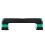 Aerobic Exercise Step Platform, 28-Inch Workout Aerobic Stepper, Height Adjustable Fitness Training Step Deck Trainer with 4 Ris