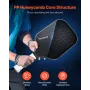 VEVOR Pickleball Paddle, T700 Carbon Fiber Surface & Honeycomb Core, Professional Pickleball Paddle with Increased Power & Contr