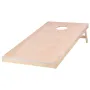 VEVOR Cornhole-sæt, 4x2 ft Corn Hole-spillebrætter, bærbart kastebræt i massivt træ, indendørs og udendørs Cornhole-leg for