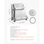 pizzadejrulleark, 3-16 tommer halvautomatisk pizzapresse i