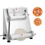 VEVOR pizzadejrulleark, 3-16 tommer halvautomatisk pizzapresse i rustfrit stål, kommerciel elektrisk 390W Pastamaskine Mac