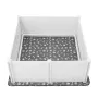 Dogs Whelping Box, 60 x 60 x 24 tommer, PVC-hvalpekravlegård i