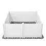 Dogs Whelping Box, 60 x 60 x 24 tommer, PVC-hvalpekravlegård i
