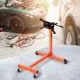 Engine Stand, 340 kg Rotating Engine Motor Stand with 360 Degree Adjustable Head, Cast Iron Motor Hoist Dolly, 4-Caster, 4 Adjus