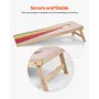 VEVOR Cornhole-sæt, 4x2 ft Corn Hole-spillebrætter, bærbart kastebræt i massivt træ, indendørs og udendørs Cornhole-leg for