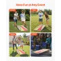 Cornhole-sæt, 4x2 ft Corn Hole-spillebrætter, bærbart kastebræt