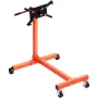 Engine Stand, 340 kg Rotating Engine Motor Stand with 360 Degree Adjustable Head, Cast Iron Motor Hoist Dolly, 4-Caster, 4 Adjus