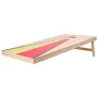 VEVOR Cornhole-sæt, 4x2 ft Corn Hole-spillebrætter, bærbart kastebræt i massivt træ, indendørs og udendørs Cornhole-leg for