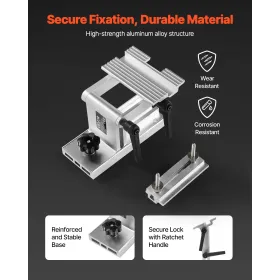 VEVOR slibeværktøjsstøttejig, justerbar udskiftningsværktøjsstøtteslibestik til 6" eller 8" (152 mm eller 203 mm) bænkslibere –
