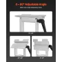Sharpening Tool Rest Jig, Adjustable Replacement Tool Rest Sharpening Jig for 6" or 8" (152 mm or 203 mm) Bench Grinders – with 
