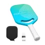 Pickleball Paddle with Aero Throat, T700 Carbon Fiber Surface & Honeycomb Core, Professional Pickleball Paddle with Increased Po
