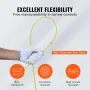 Fish Tape Wire Cable Line Puller 30.5 m-4.23 mm (100ft 1/6in) Fiberglass High Plastic Case