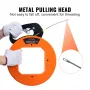 VEVOR Fish Tape Wire Cable Line Puller 30.5 m-4.23 mm (100ft 1/6in) Fiberglass High Plastic Case