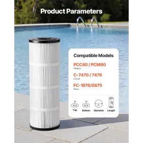 poolfilterpatron, 50 kvm. Ft Spa Hot Tub Filterpatron
