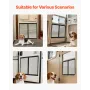 VEVOR RV Screen Door Protector, 571.5 x 508 mm Door Grille, Easy to Install and Disassemble, Reinforced Breathable Protective Me