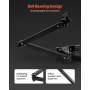 Lawn Mower Blade Sharpener, 15° - 45° Adjustable Lawnmower Blade Sharpening Tool with 4 Adapter Pins, Ball Bearing Design & 25mm