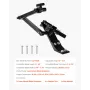 Lawn Mower Blade Sharpener, 15° - 45° Adjustable Lawnmower Blade Sharpening Tool with 4 Adapter Pins, Ball Bearing Design & 25mm