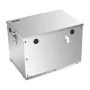 Battery Box, Group 24/31 Trolling Motor Battery Box, Marine Batteries Case with Rubber-Grommet Cable Holes, Aluminum Alloy Shell