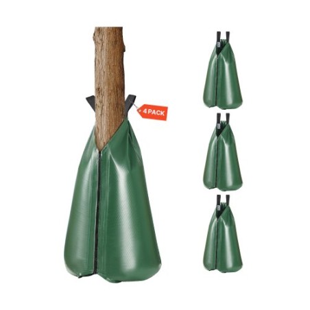 Tree Watering Bag 4 Packs 20 Gallons Slow Release Tree Water Bag Durable
