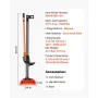 Farm Jack with Base, 152.5 cm Utility High Lift Farm Jack, 3.18 Ton Capacity Ratcheting Off Road Utility Jacks, Heavy-Duty Lift 