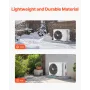 Mini Split Pad, for 9000-36000BTU Ductless Air Conditioner Heat Pump Systems, 960x460x74 mm Plastic Outdoor Condenser Equipment 
