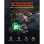 Electric Wheelchair for Adults, 136kg Capacity with Adjustable Backrest, Foldable & Lightweight Motorized Wheelchair, 21km Range
