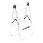 Clothes Drying Rack, 2-Tier Foldable Laundry Dryer Rack with Sock Clips & 21 Drying Rods, Metal Height Adjustable Drying Racks f