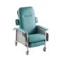 VEVOR Geri Chair Recliner, 4-Position Reclining Geri Chair, Trendelenburg Medical Recliner Chair with 4 Wheels, Soft Padded Seat