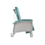Geri Chair Recliner, 4-Position Reclining Geri Chair, Trendelenburg Medical Recliner Chair with 4 Wheels, Soft Padded Seat & 2 T